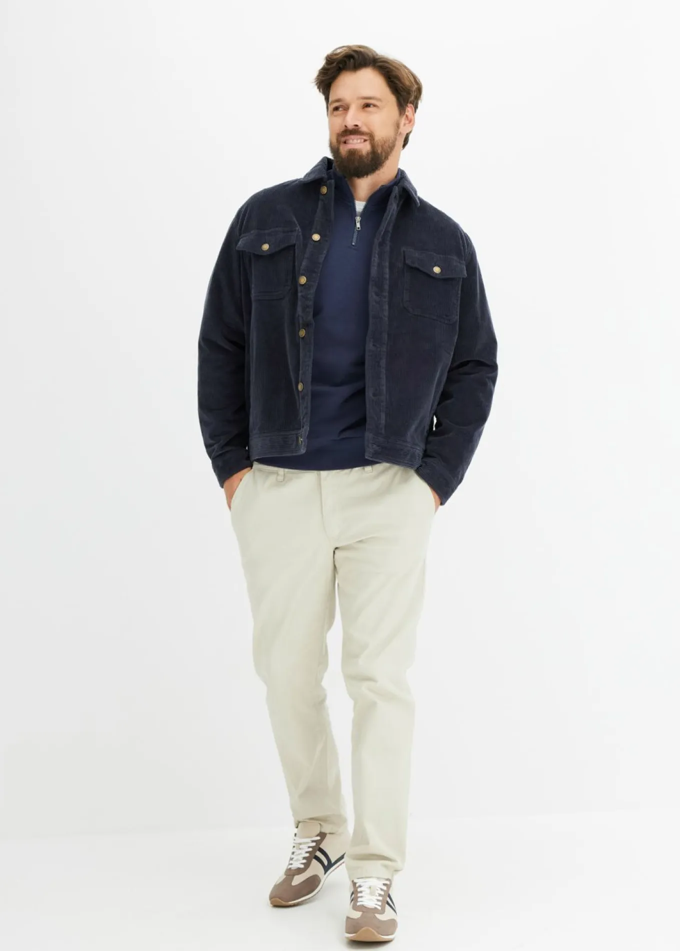 Sudadera con cuello troyer