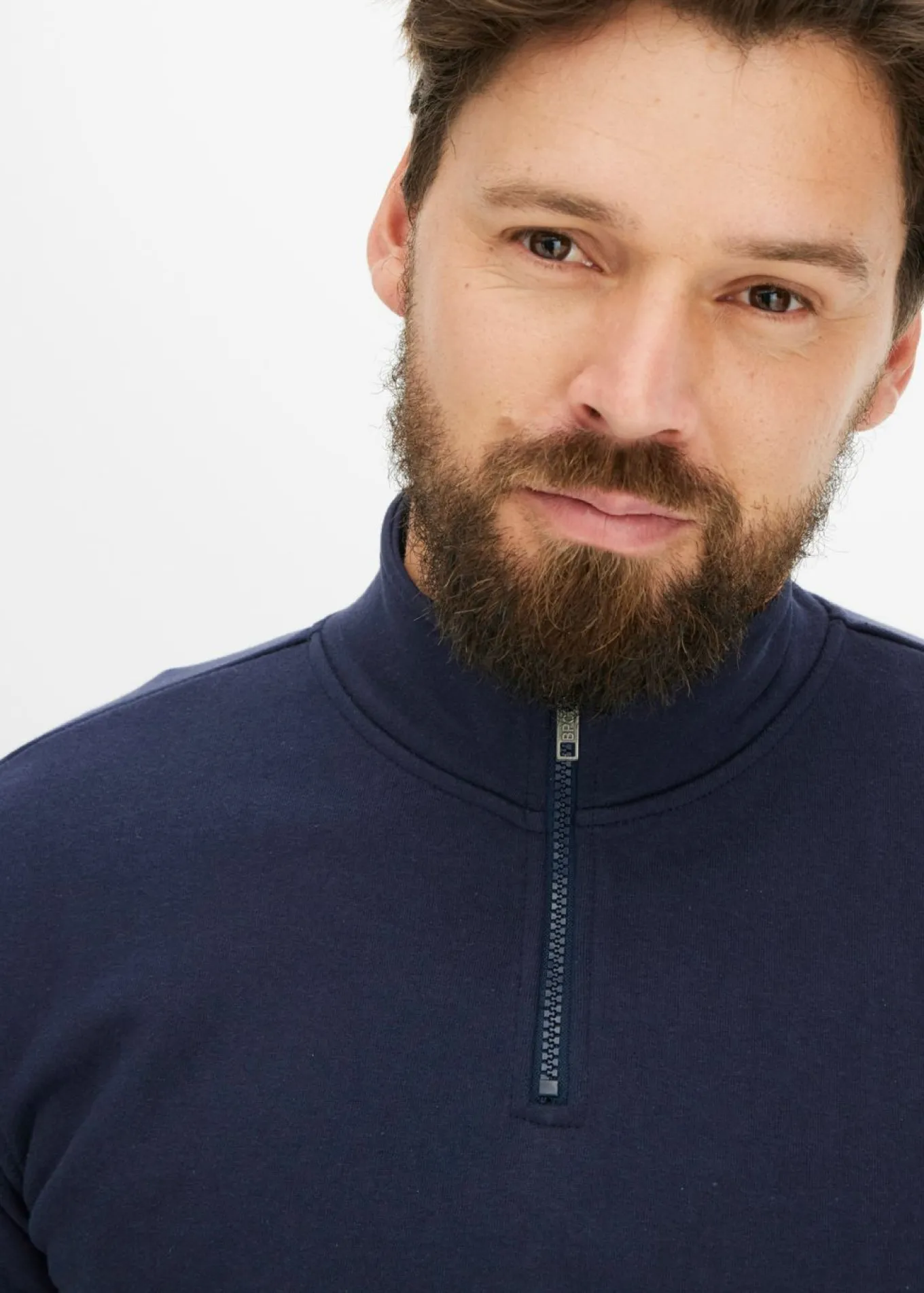 Sudadera con cuello troyer