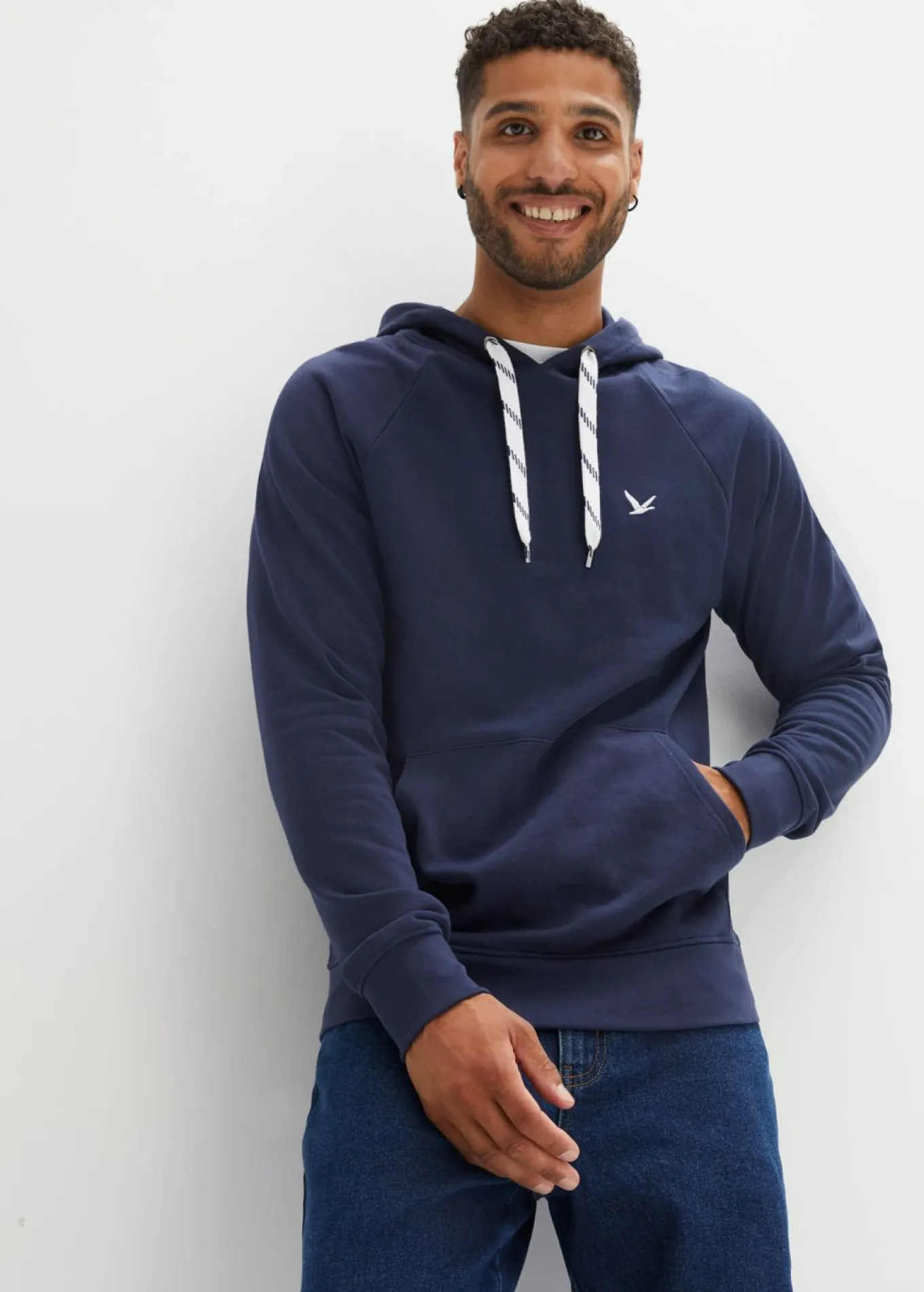 Sudadera de algodón orgánico puro con capucha