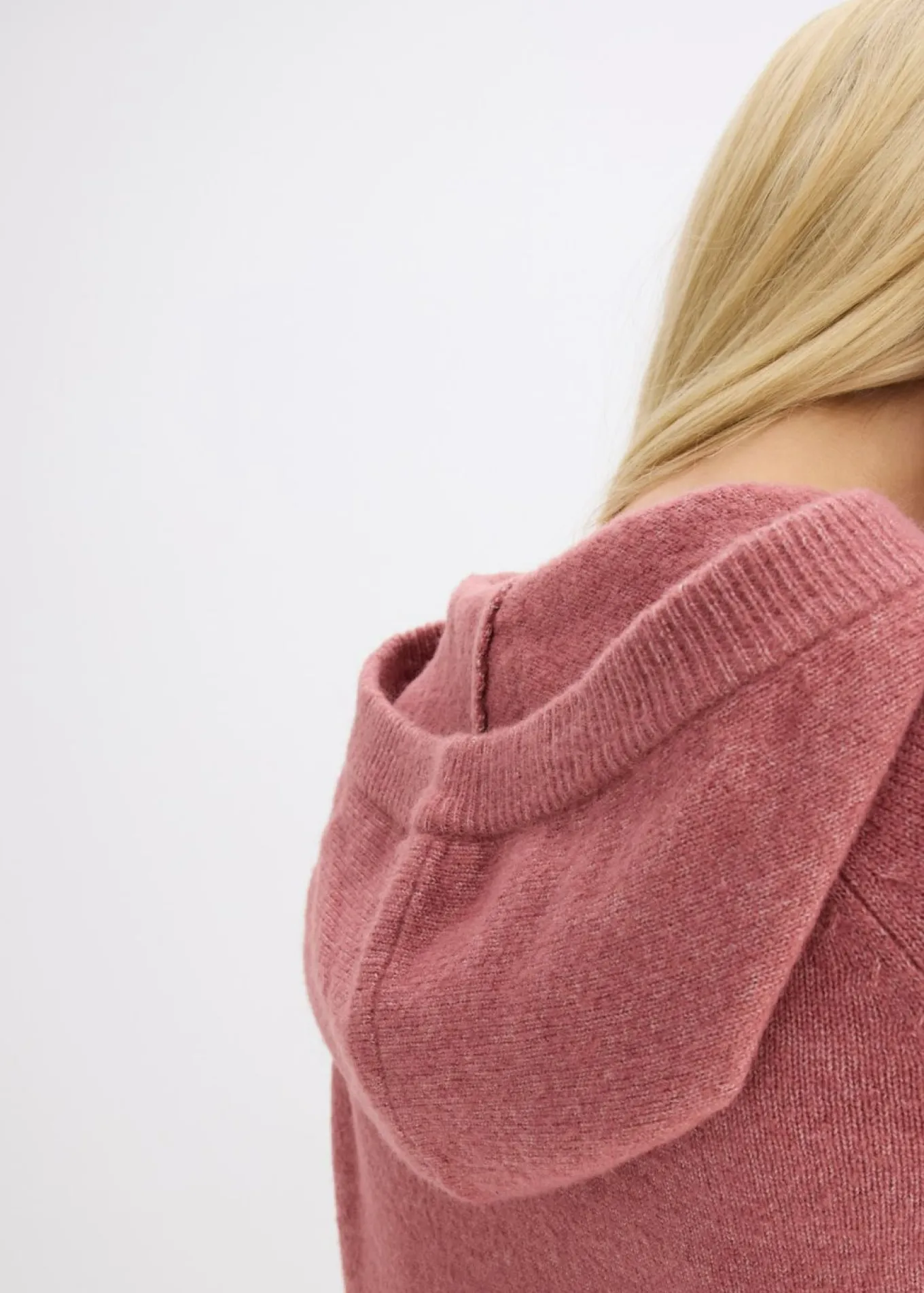 Sudadera de punto con capucha