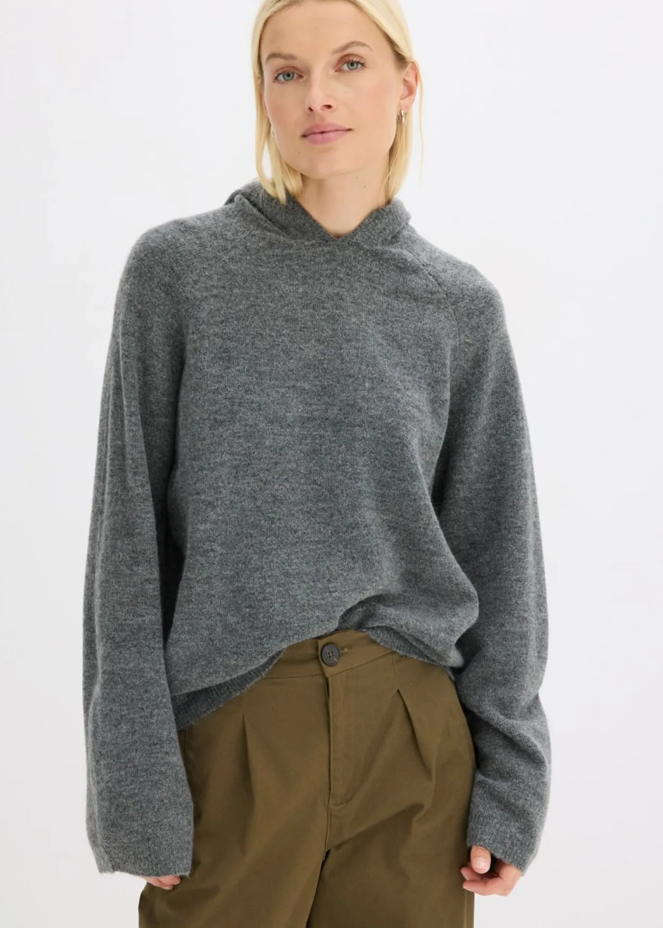 Sudadera de punto con capucha