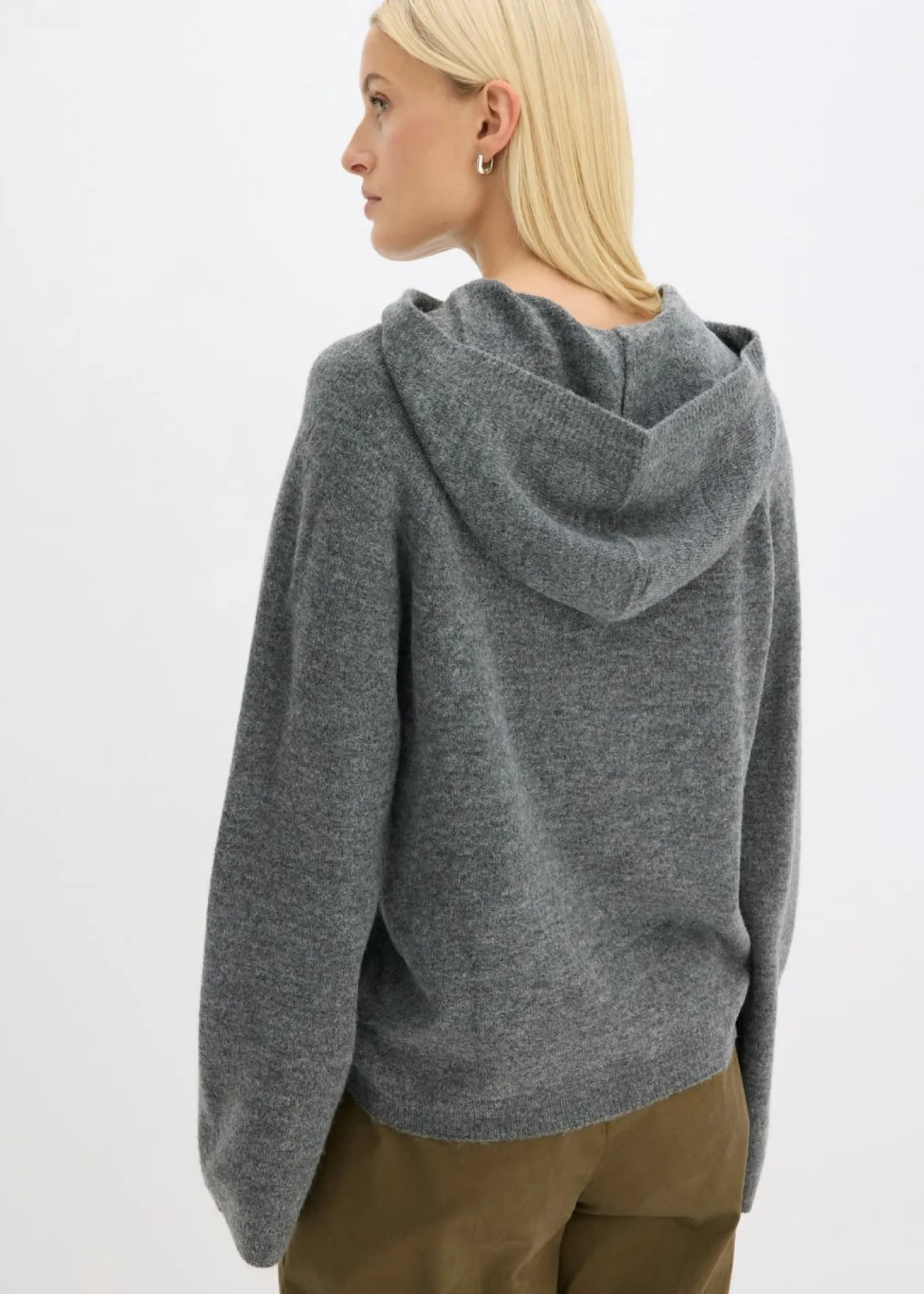 Sudadera de punto con capucha