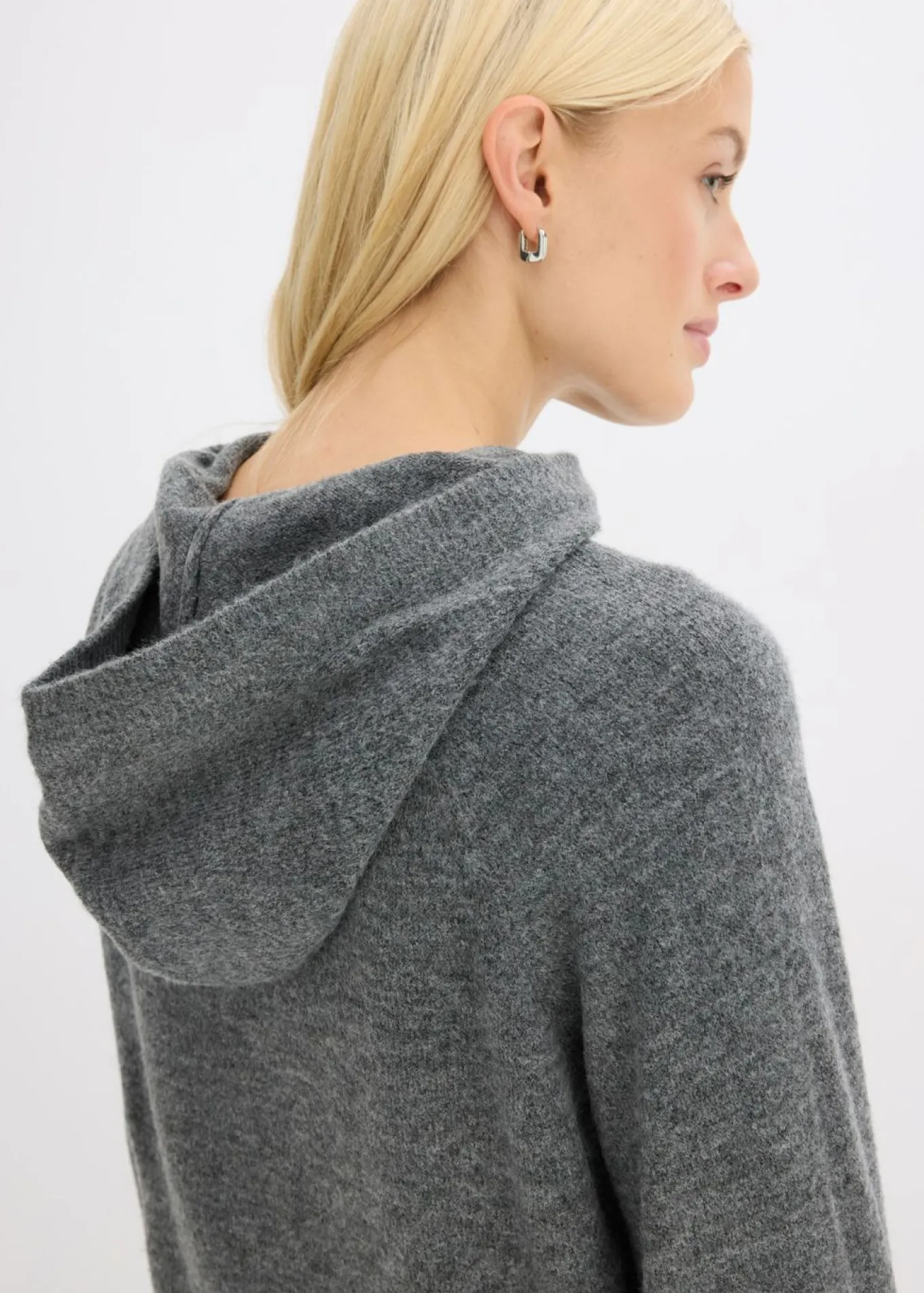 Sudadera de punto con capucha