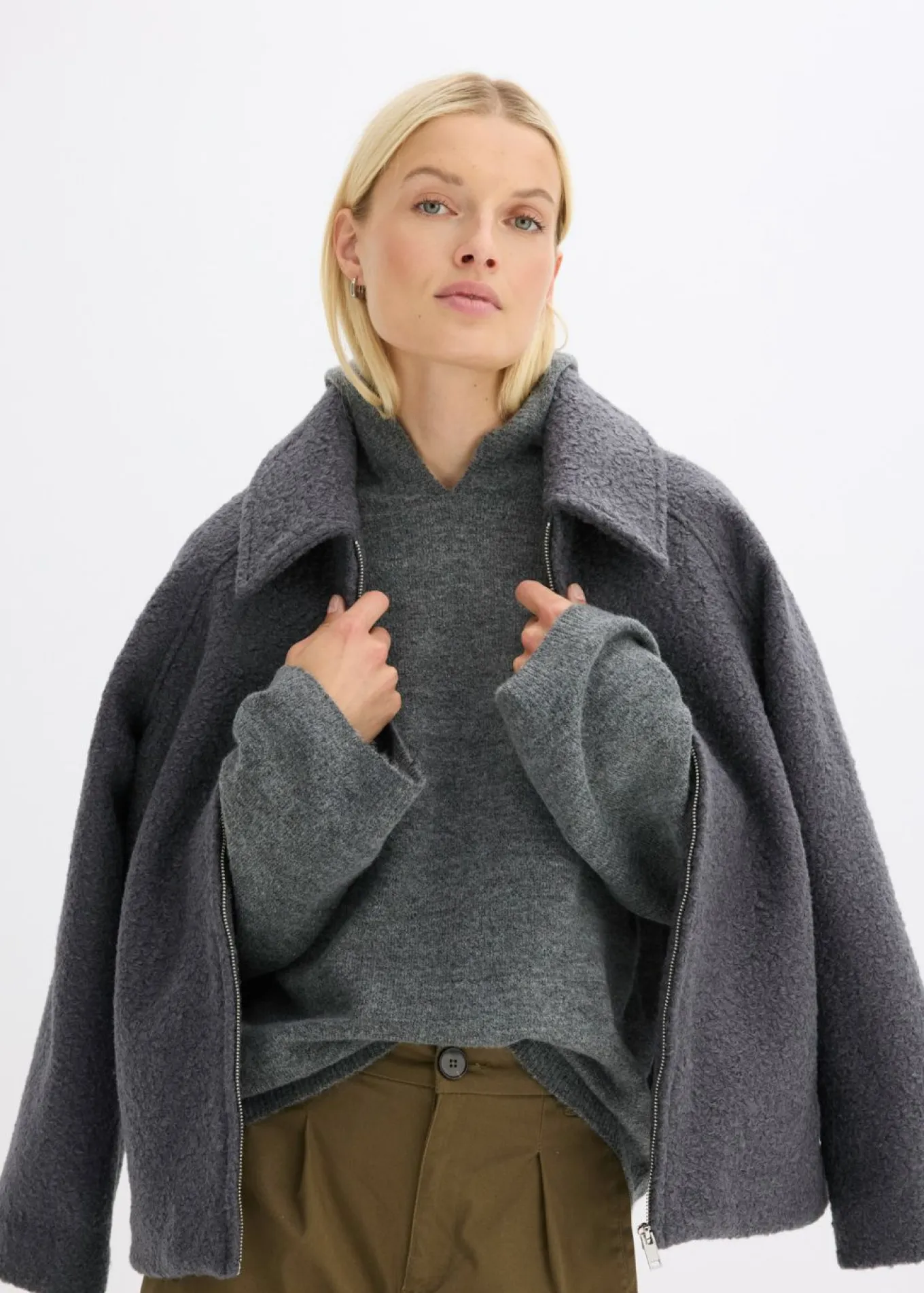 Sudadera de punto con capucha