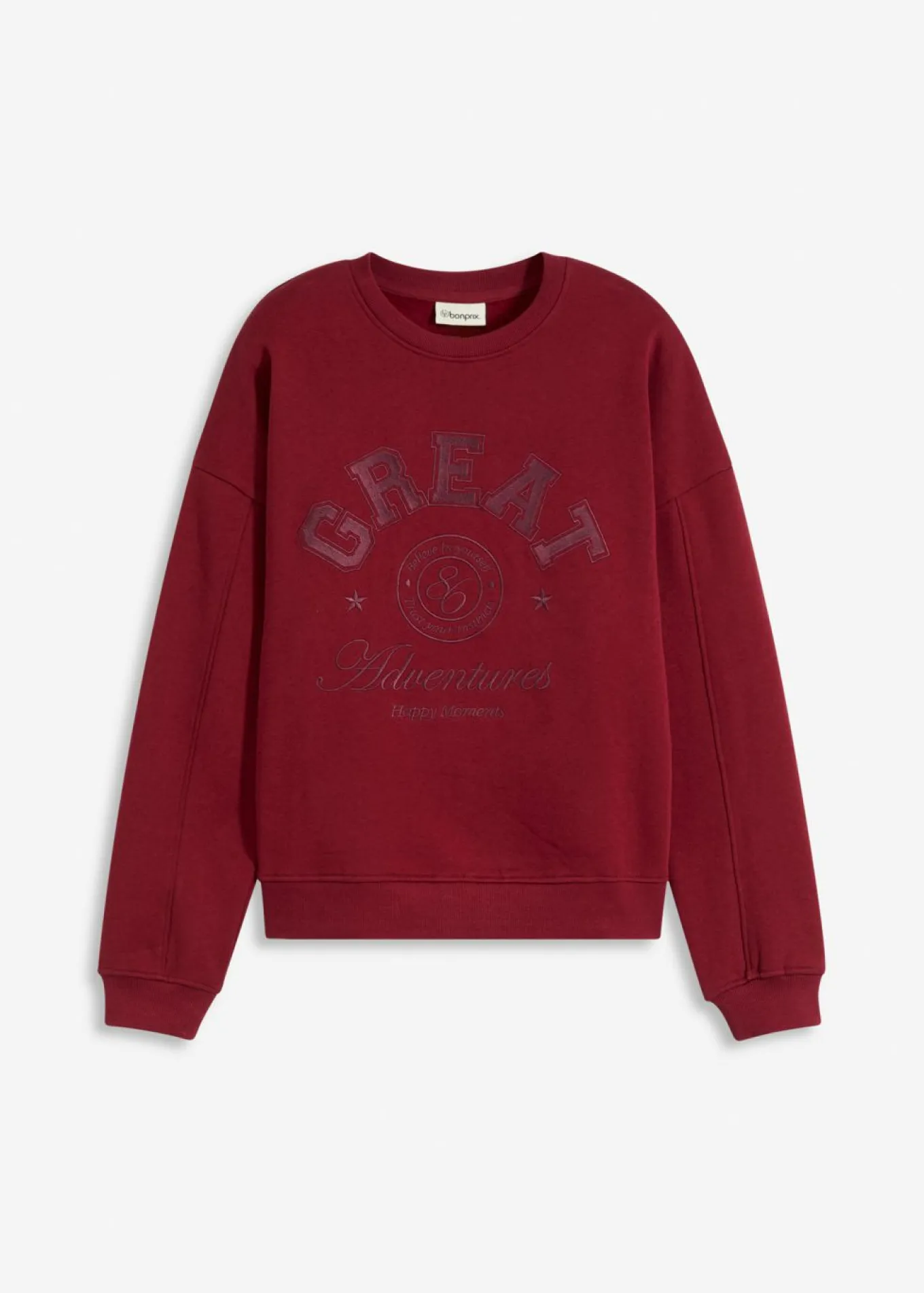 Sudadera holgada de algodón puro