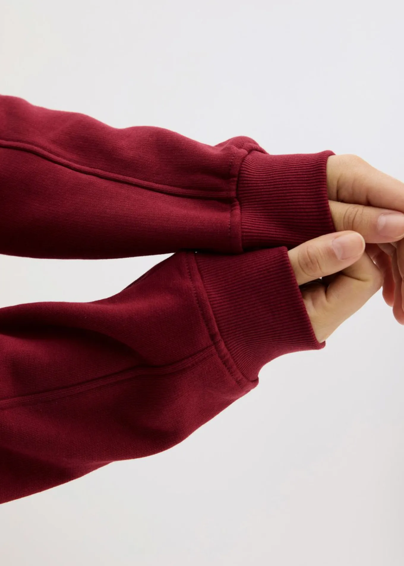 Sudadera holgada de algodón puro