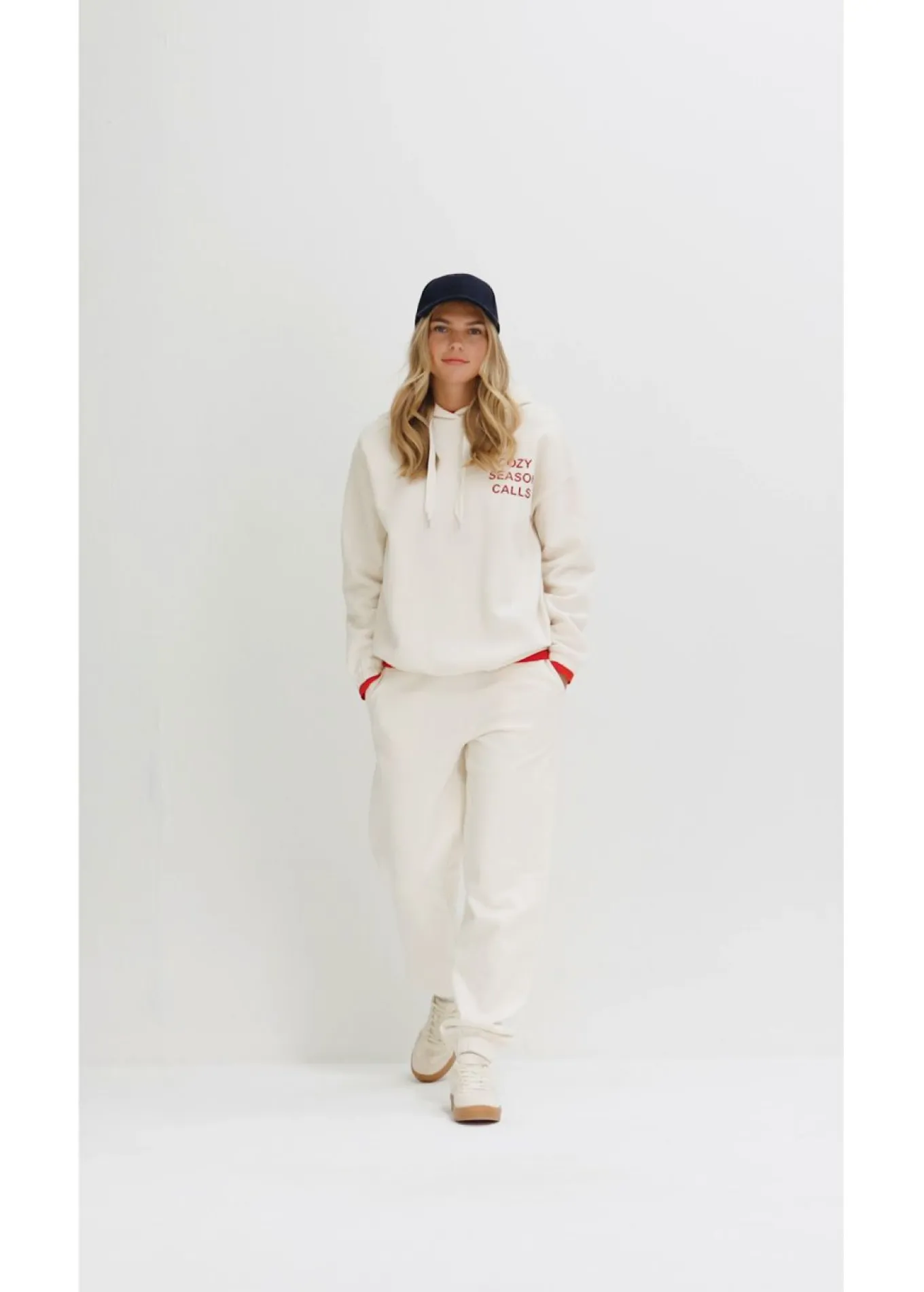 Sudadera holgada de algodón puro