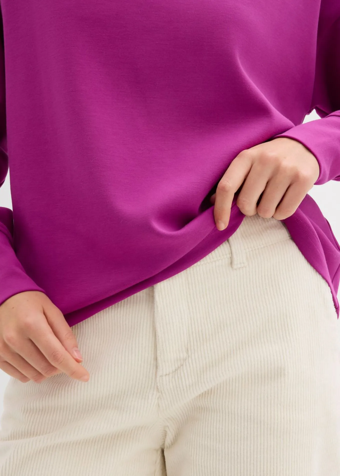 Sudadera holgada de neopreno suave