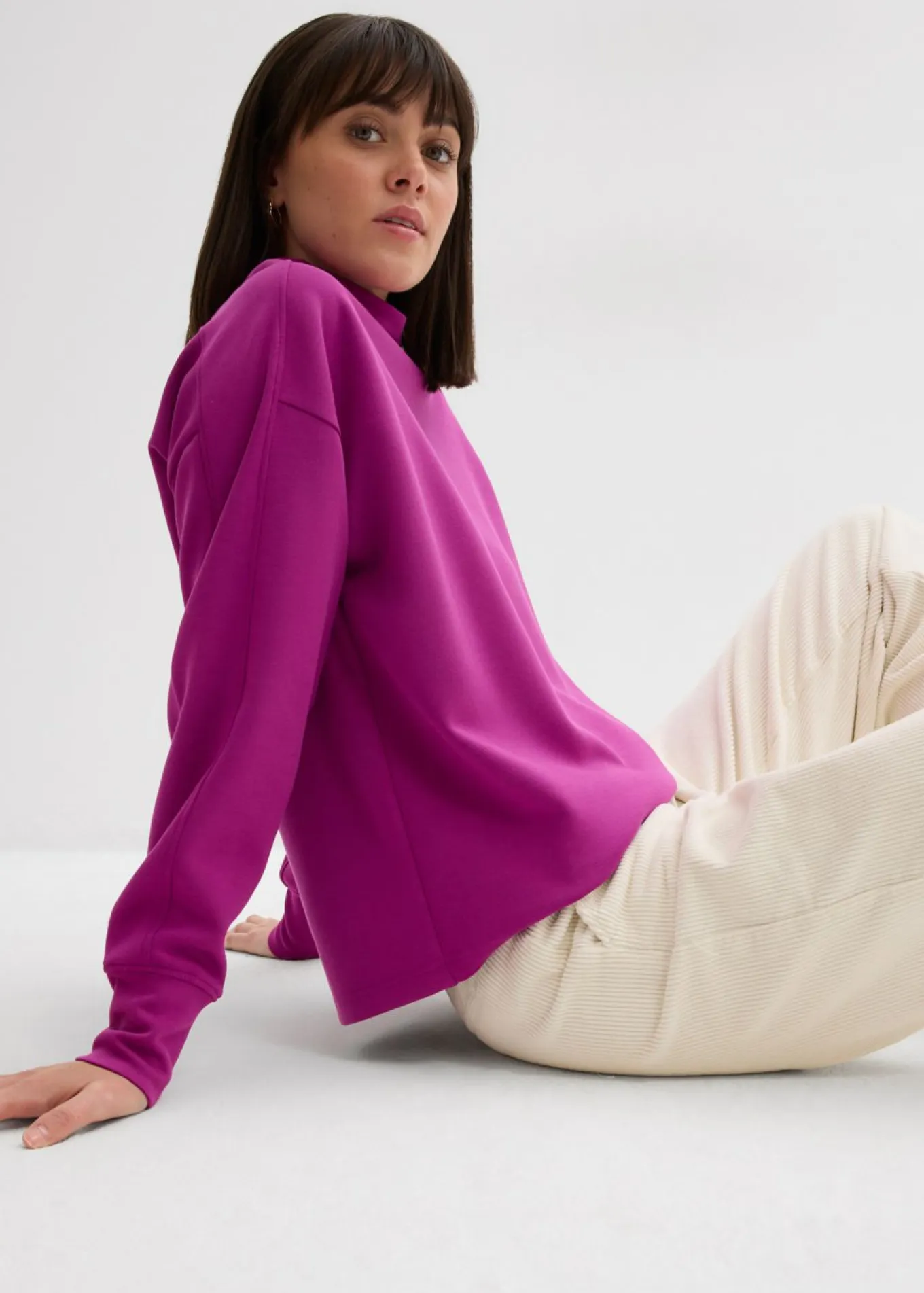 Sudadera holgada de neopreno suave