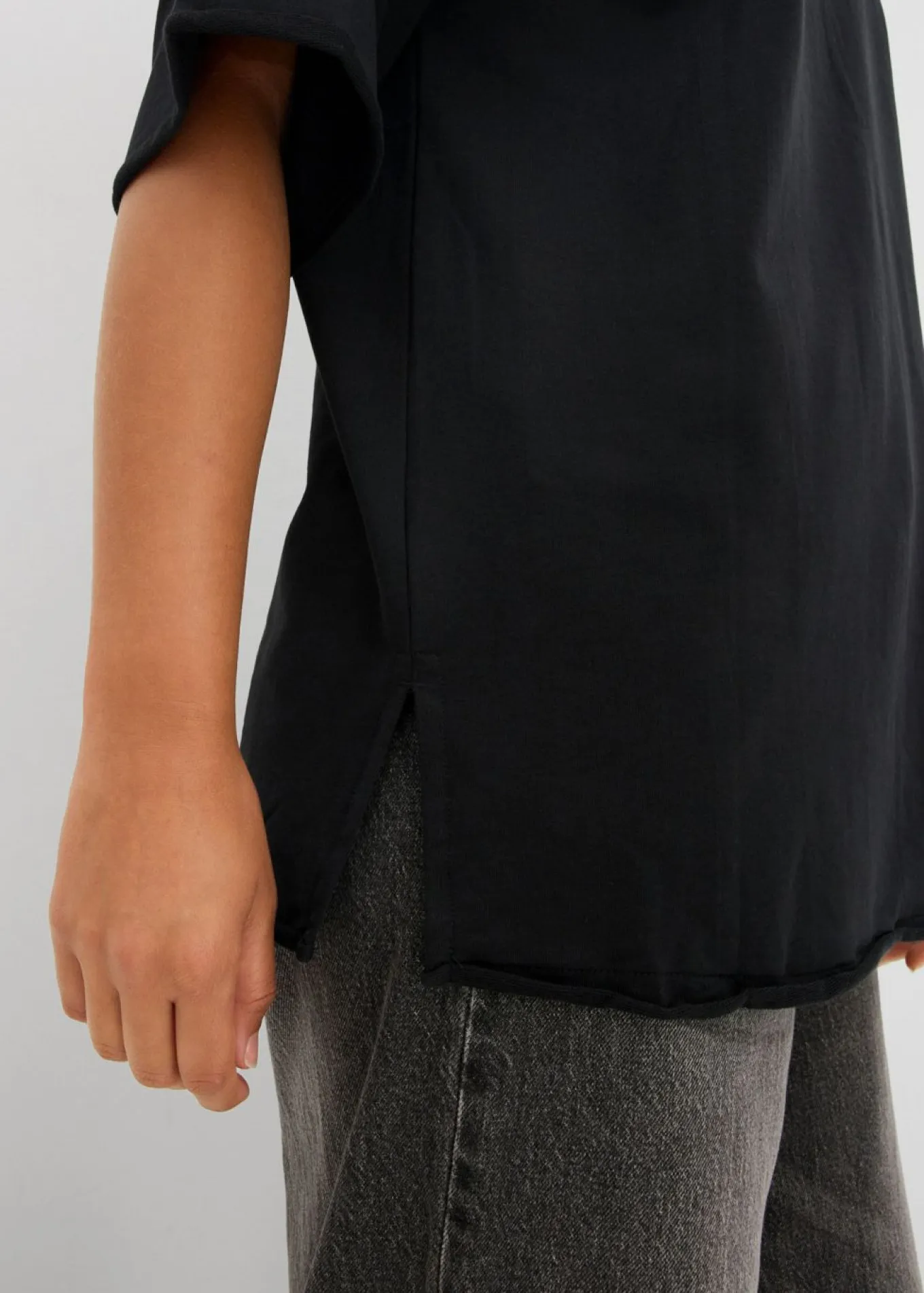 Sudadera larga de algodón puro