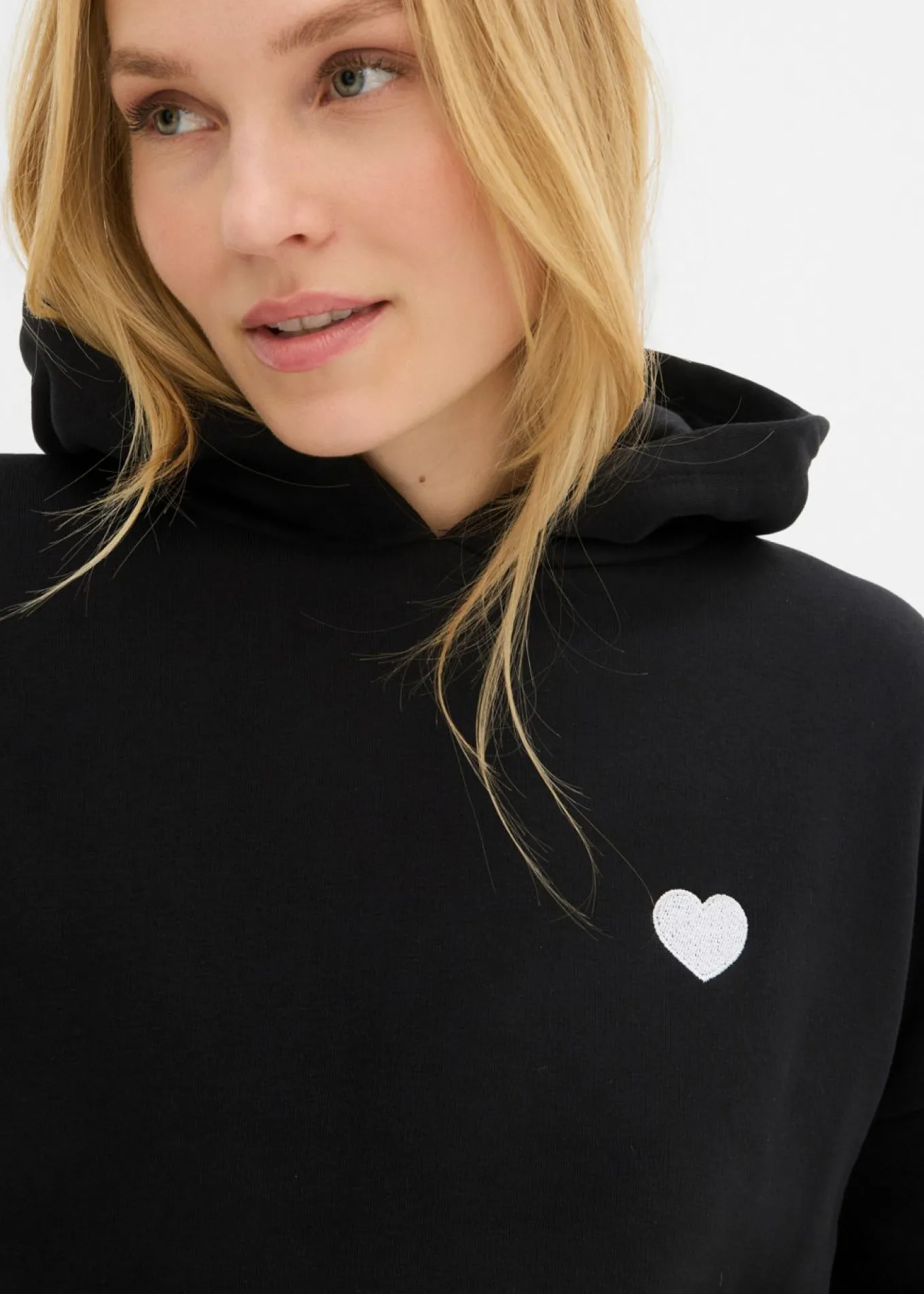 Sudadera oversize de mezcla de algodón suave con capucha