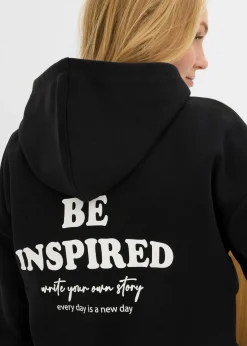 Sudadera oversize de mezcla de algodón suave con capucha