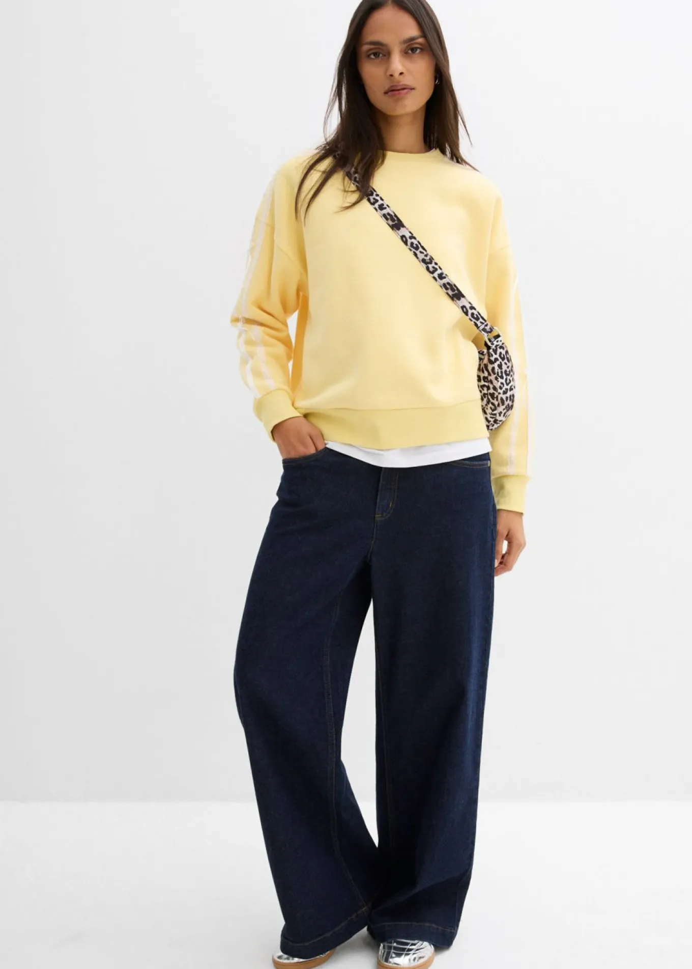 Sudadera oversize en suave mezcla de algodón