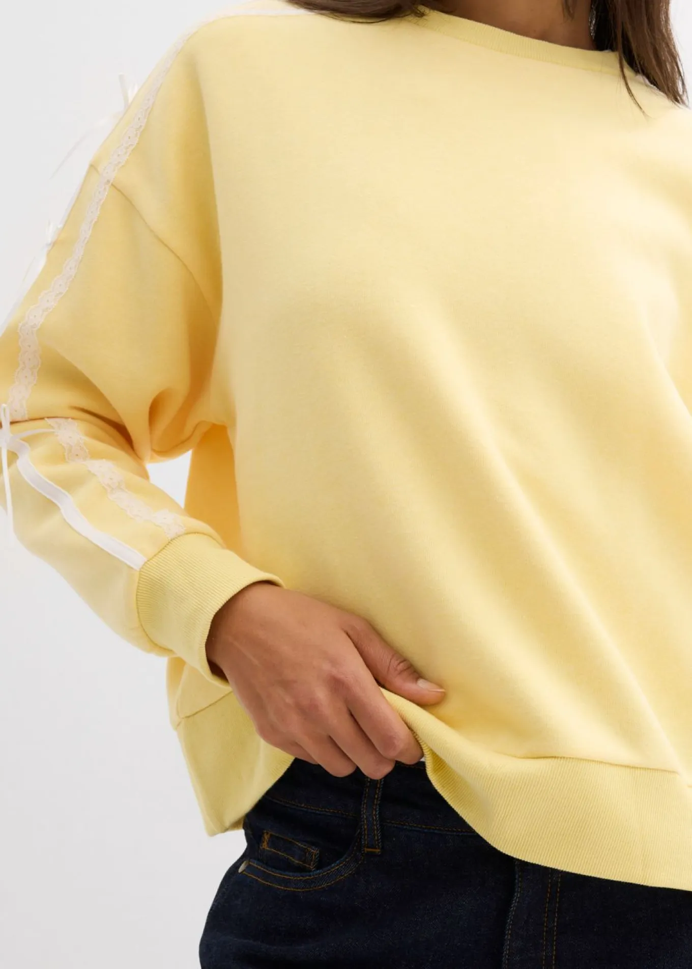 Sudadera oversize en suave mezcla de algodón