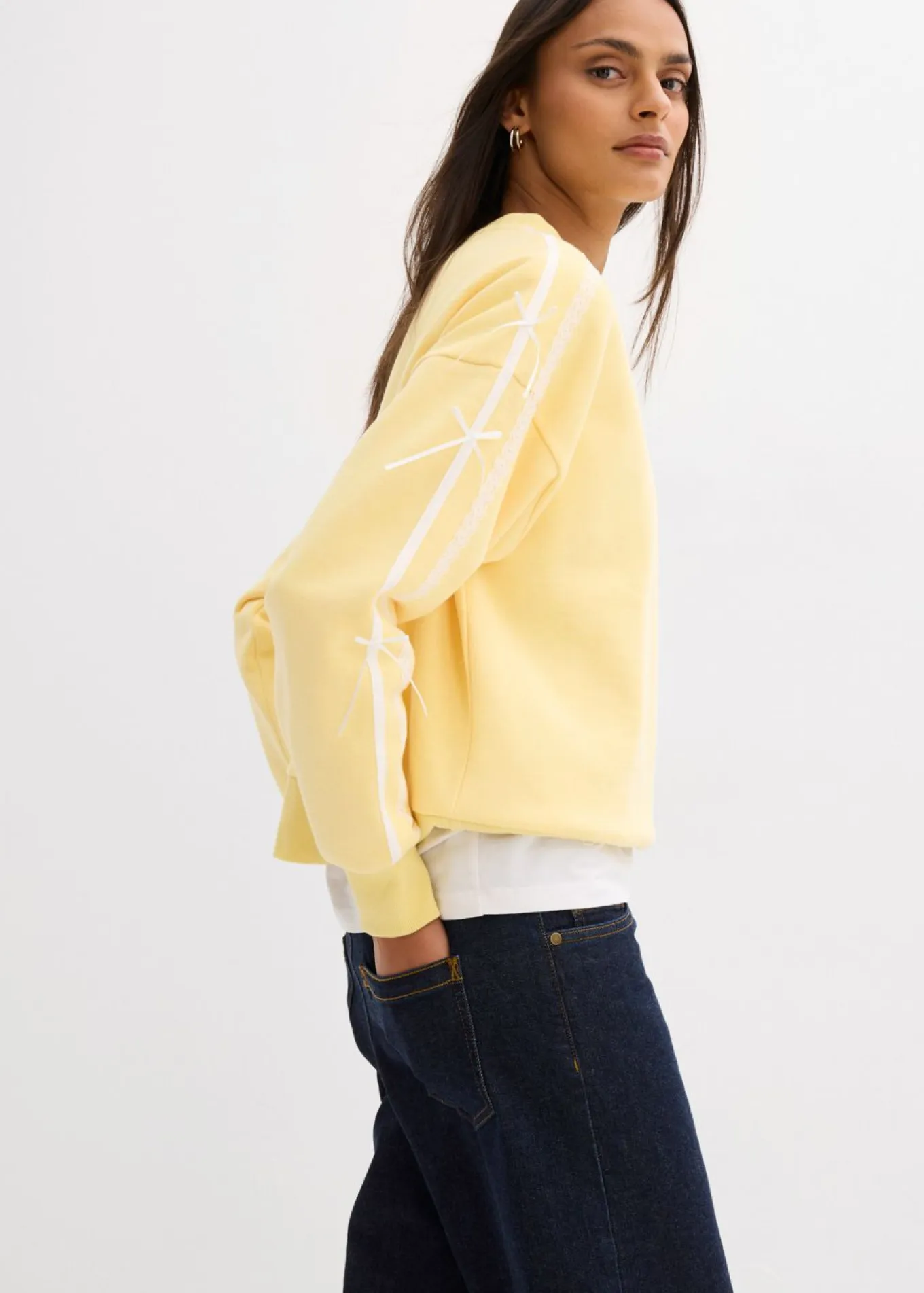 Sudadera oversize en suave mezcla de algodón