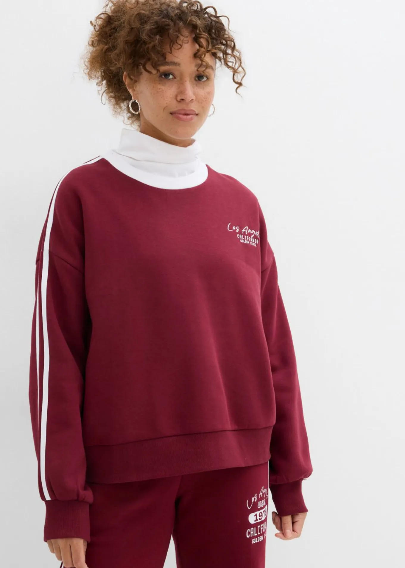 Sudadera oversize en suave mezcla de algodón