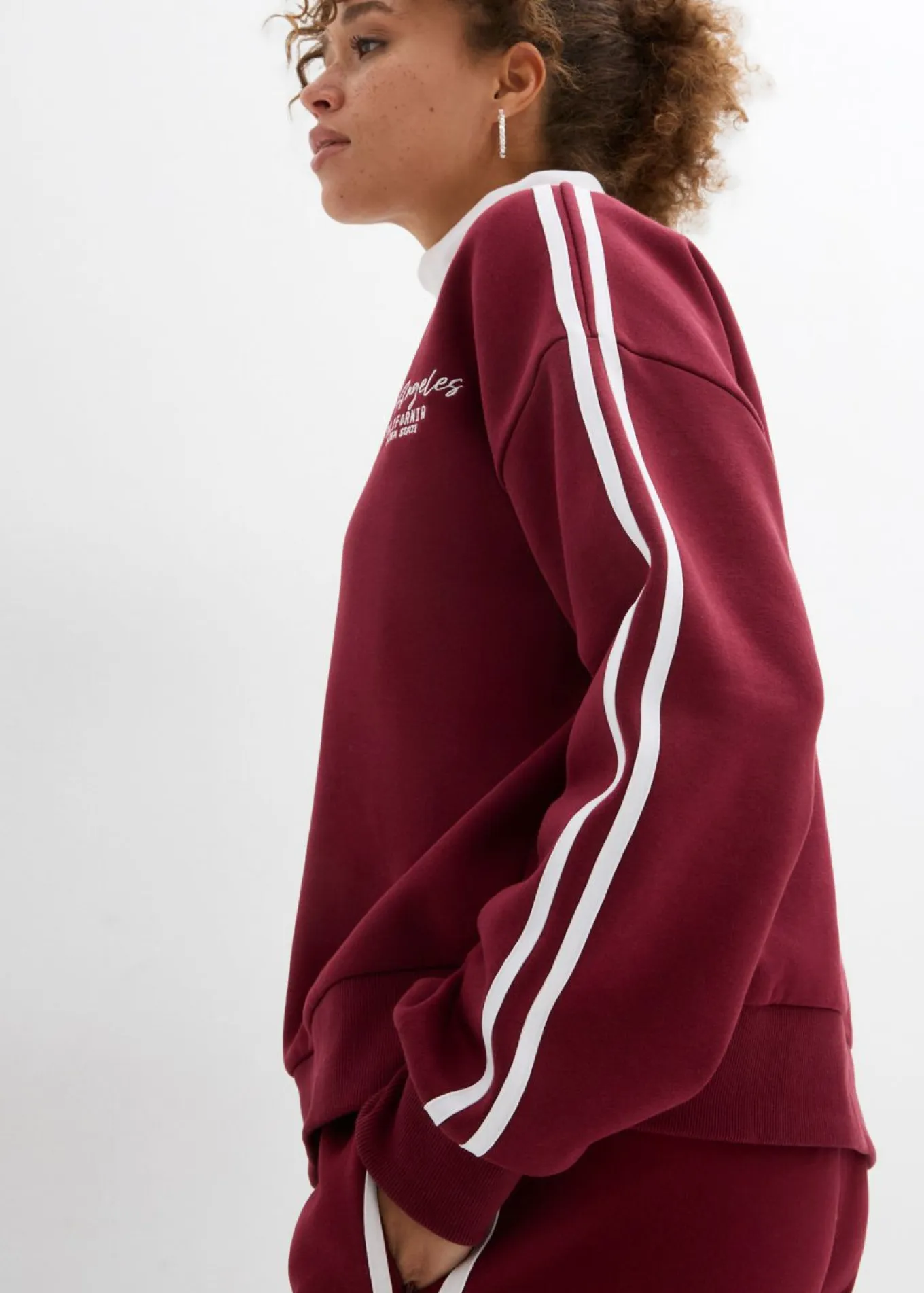 Sudadera oversize en suave mezcla de algodón