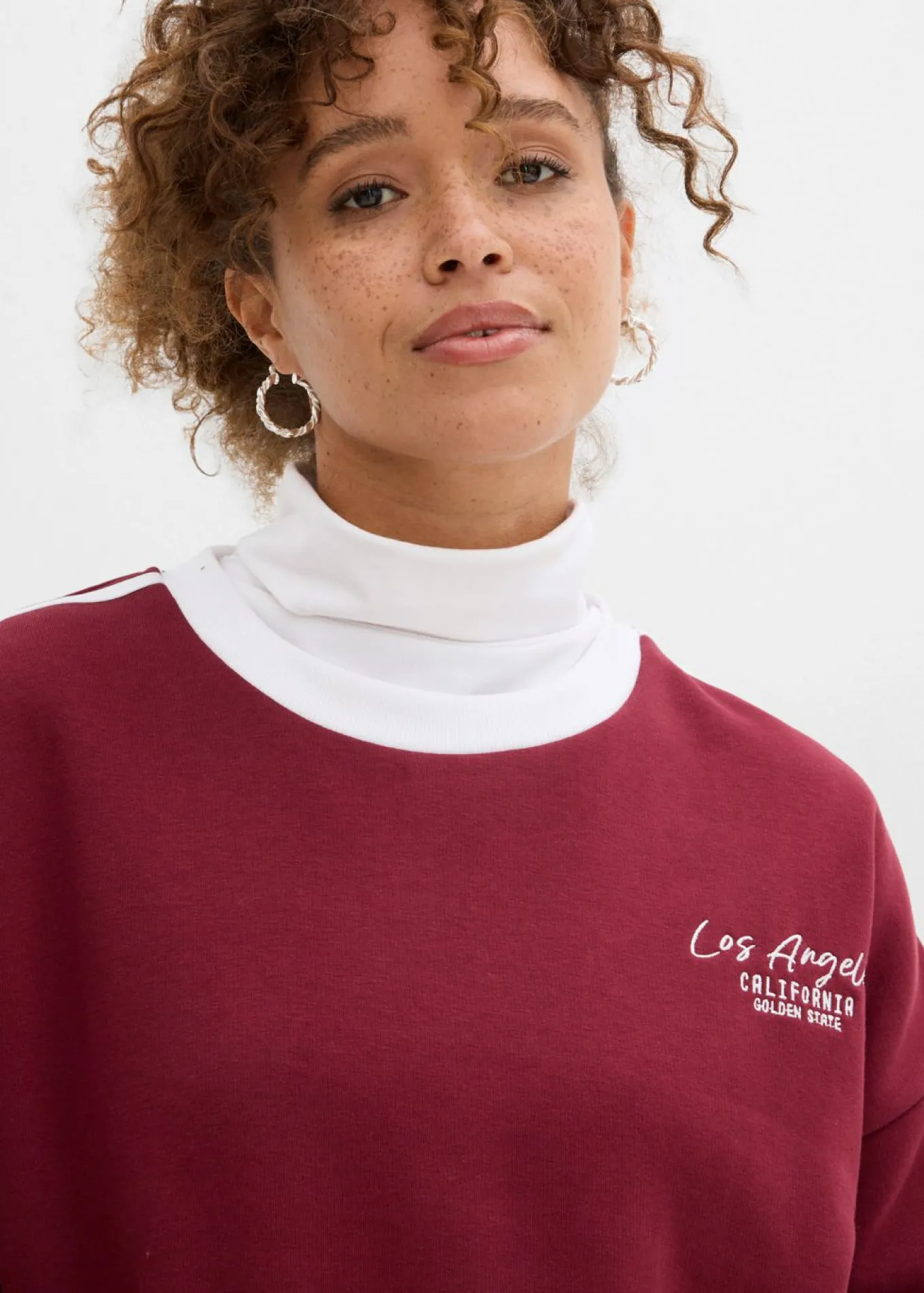 Sudadera oversize en suave mezcla de algodón
