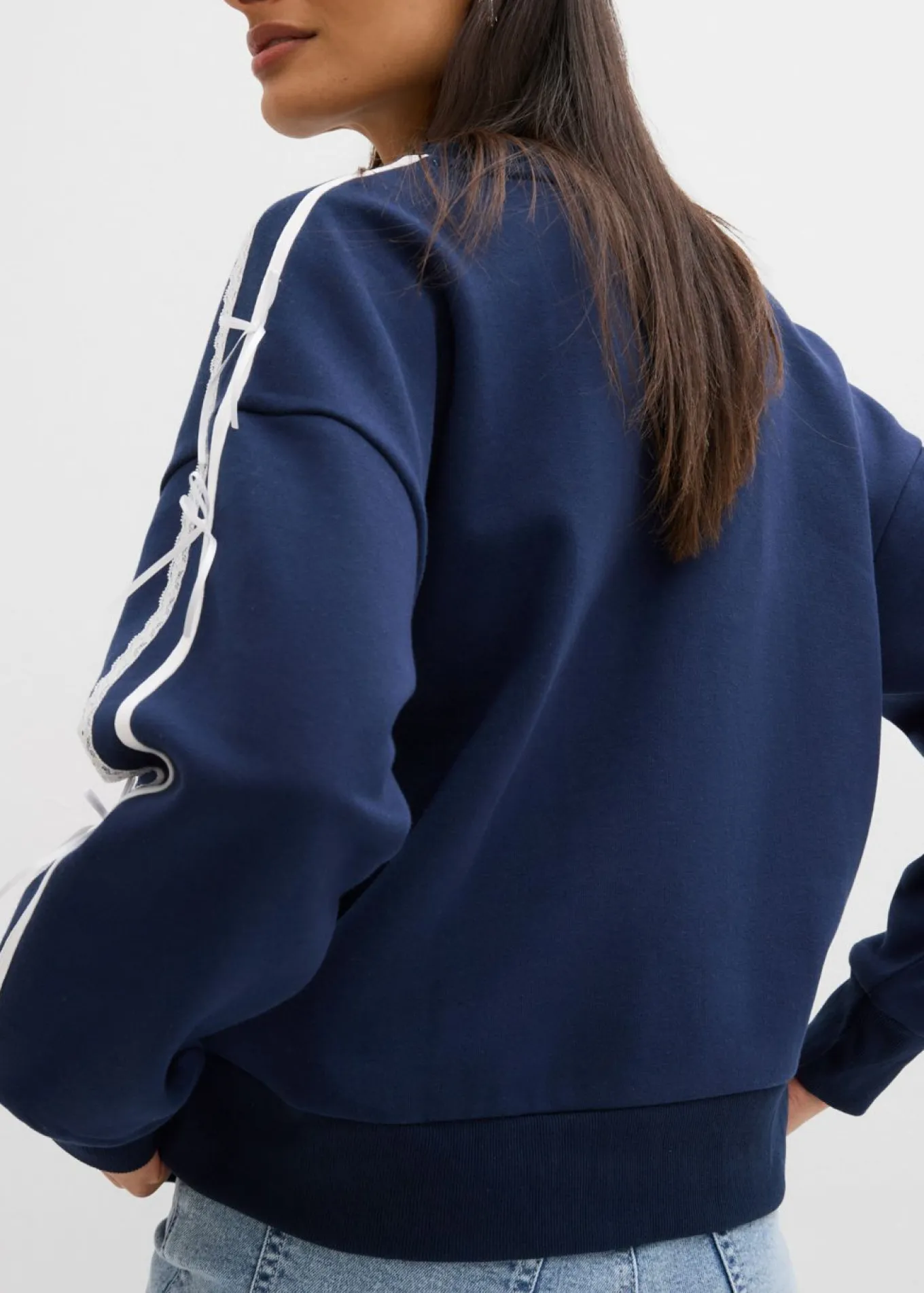 Sudadera oversize en suave mezcla de algodón