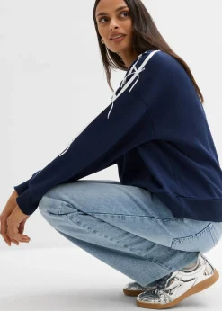 Sudadera oversize en suave mezcla de algodón