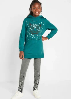 Sudadera y leggings de mezcla de algodón orgánico (conjunto de 2 piezas)