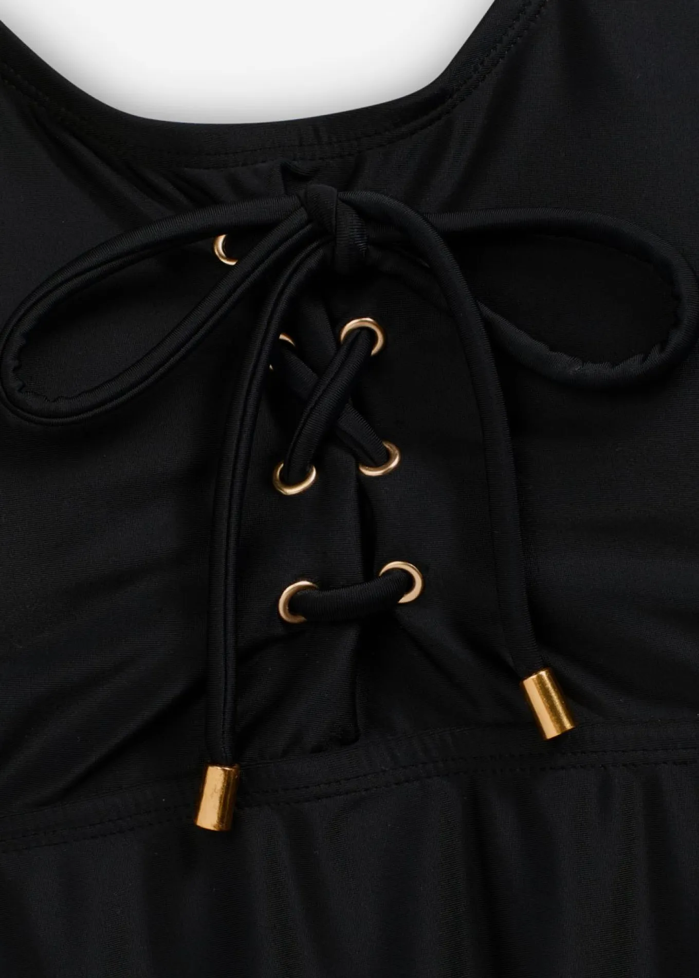 Tankini con cordones (2 piezas)