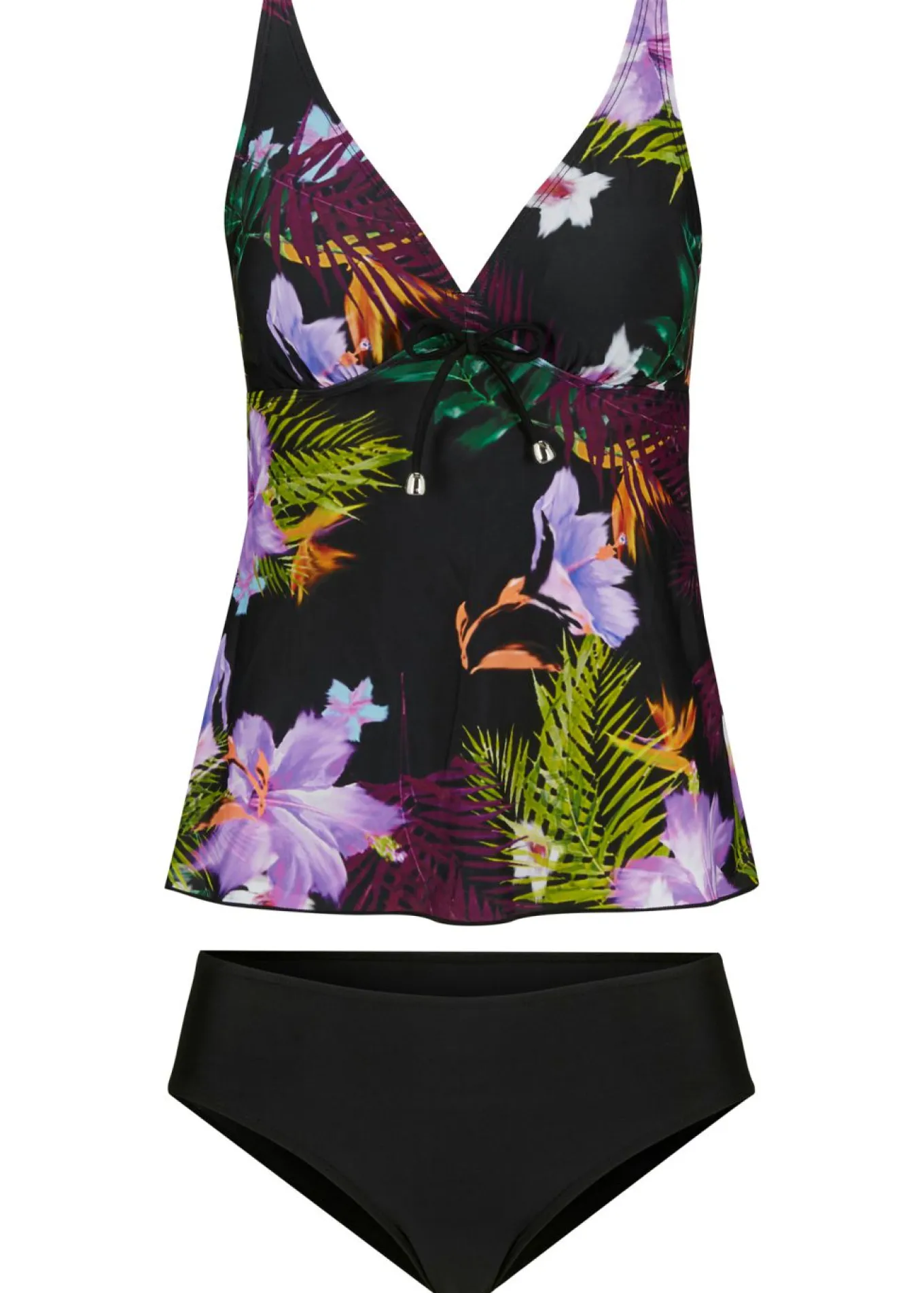 Tankini (2 piezas) con escote en V