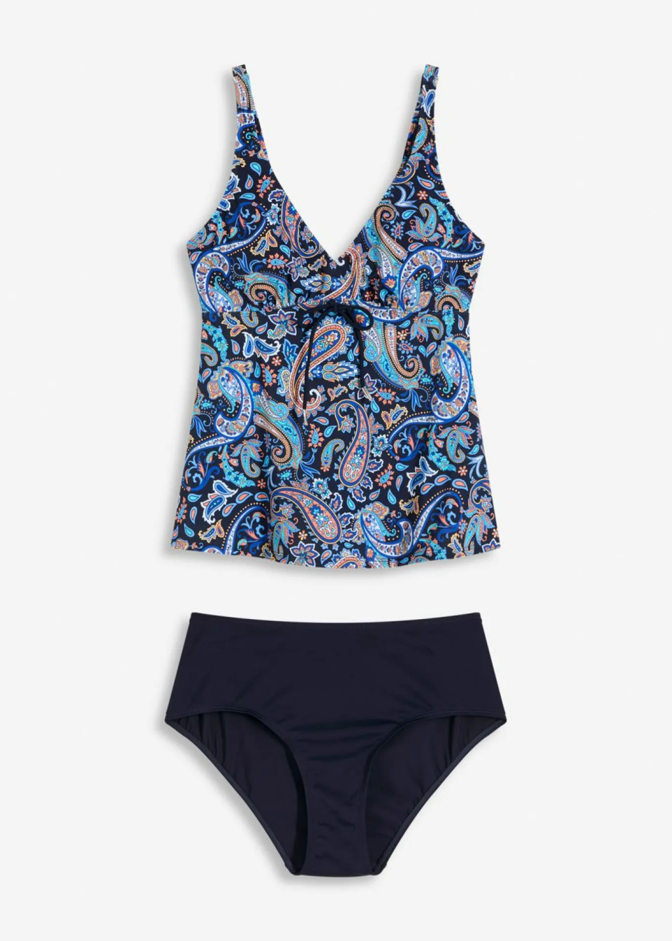 Tankini (2 piezas) con pequeño cordón