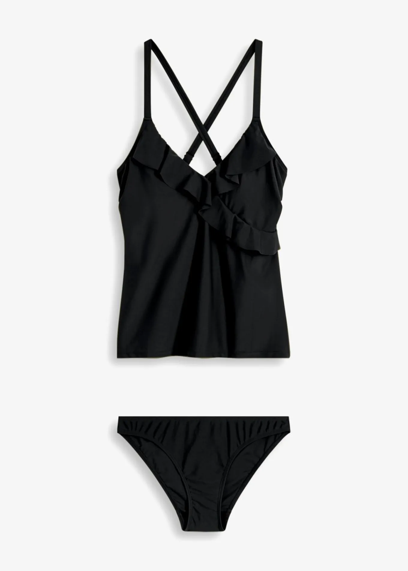 Tankini (2 piezas) con volante