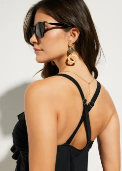 Tankini (2 piezas) con volante