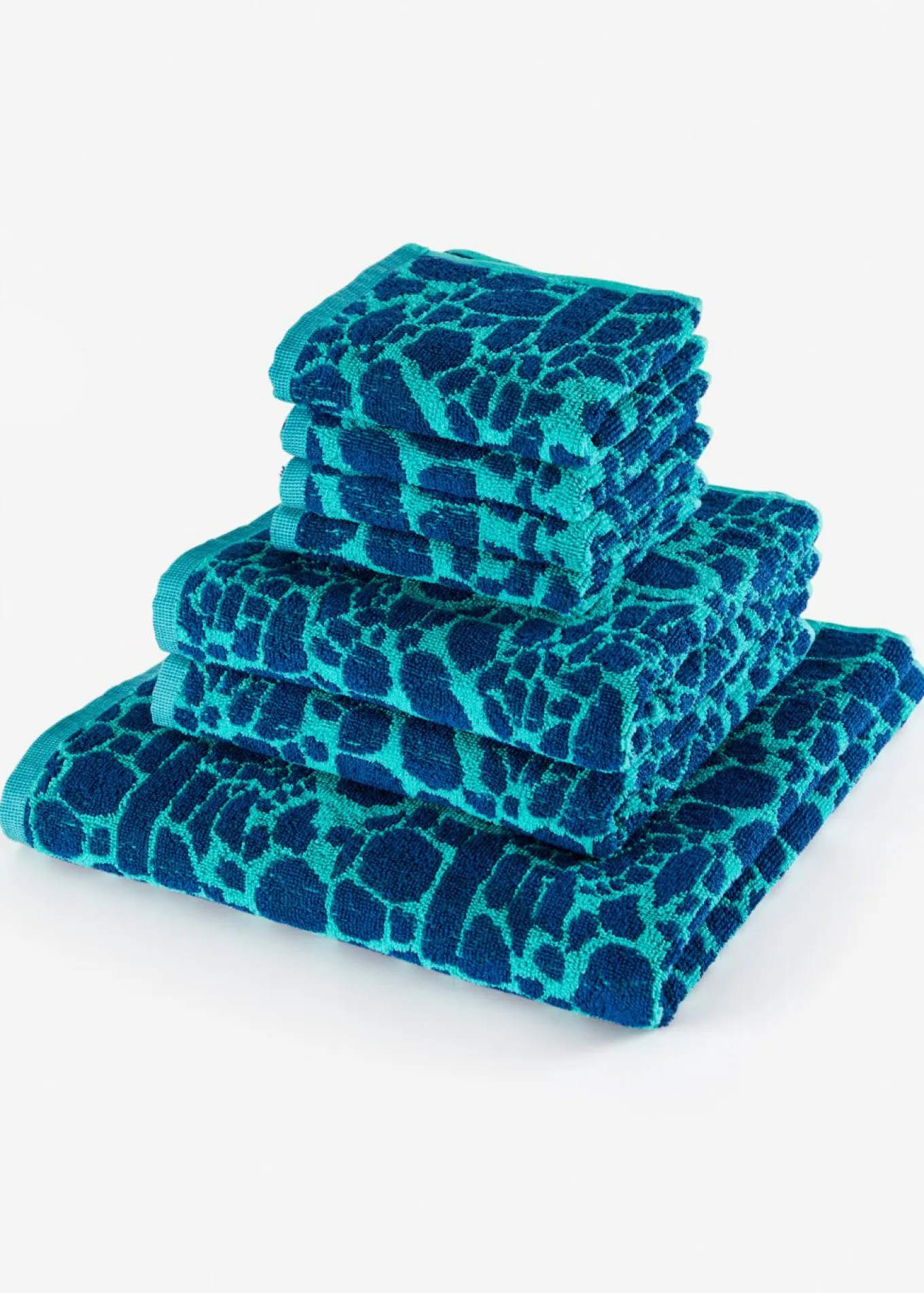 Toalla de mano de algodón con diseño jacquard de flores