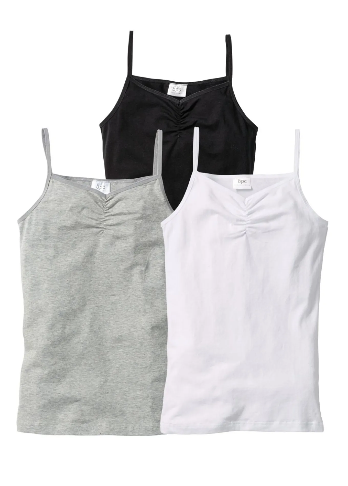 Top con algodón orgánico suave (3 unidades)