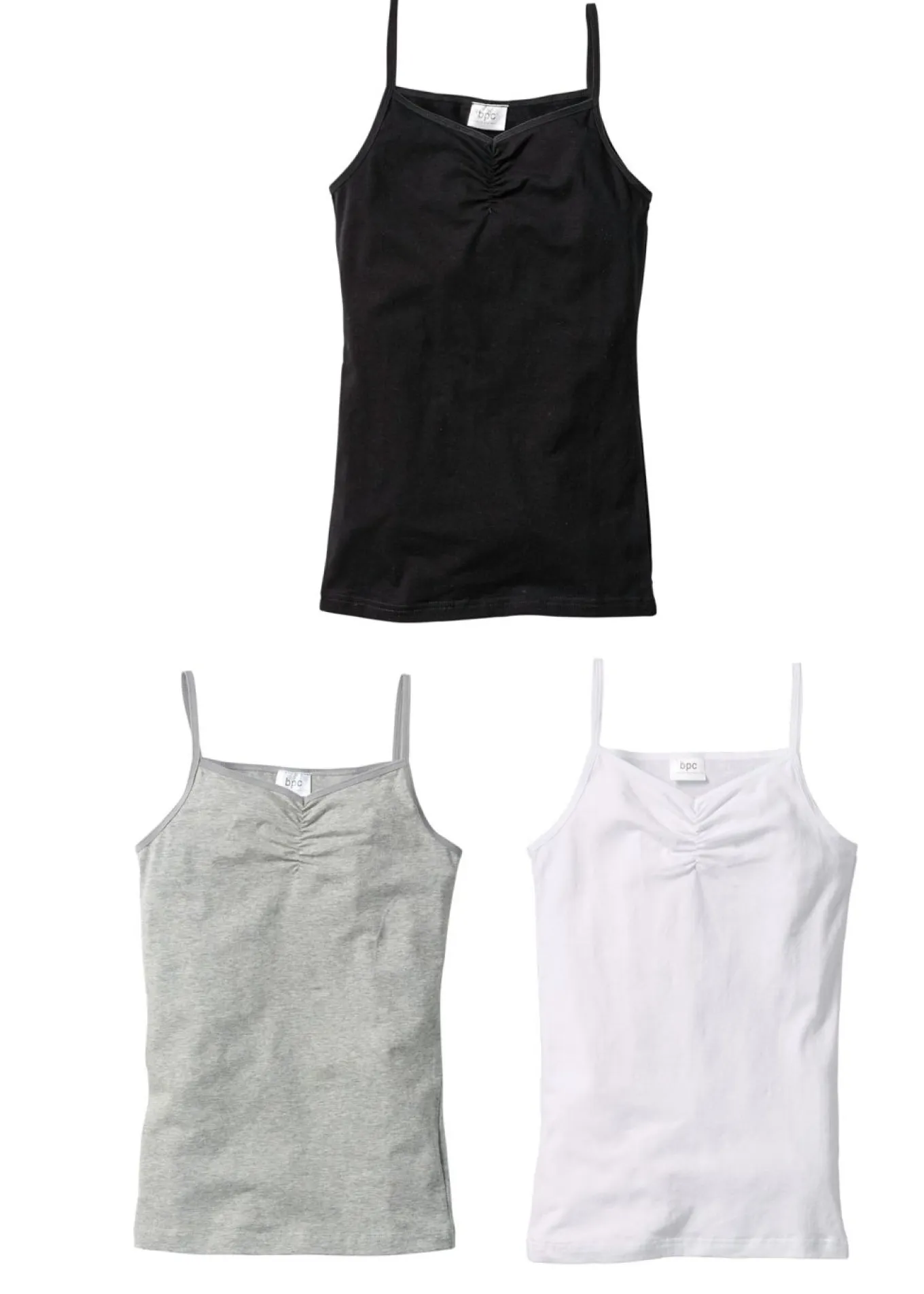 Top con algodón orgánico suave (3 unidades)