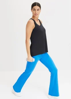 Top con espalda deportiva y material de secado rápido