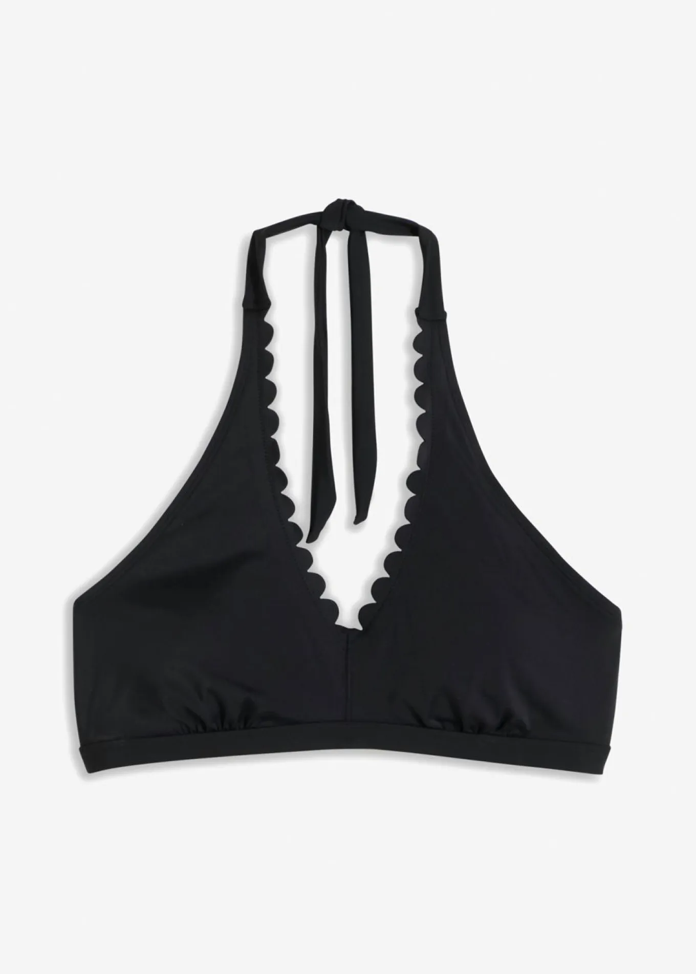 Top de bikini anudado al cuello