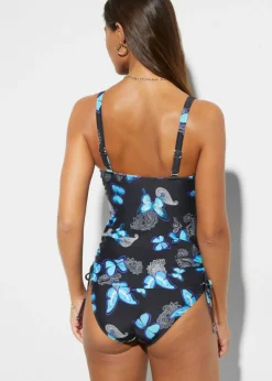 Top de tankini con cordones