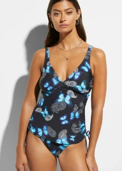 Top de tankini con cordones