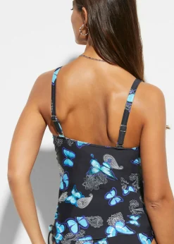 Top de tankini con cordones