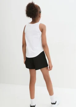 Top y falda pantalón (2 piezas) para niñas de algodón orgánico
