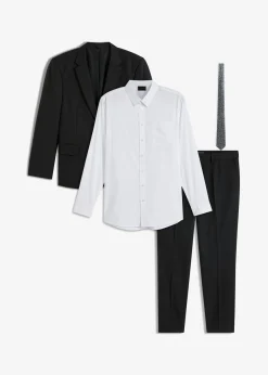 Traje (4 piezas): americana, pantalón, camisa, corbata