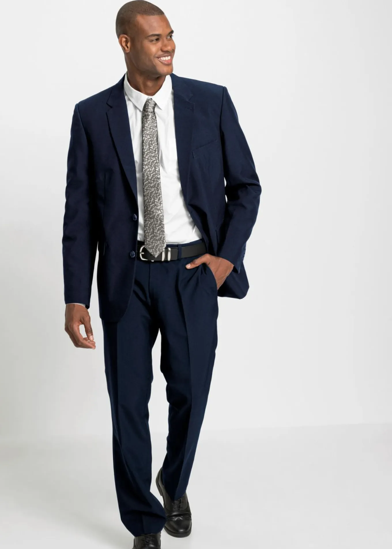 Traje (4 piezas) con camisa y corbata, regular fit