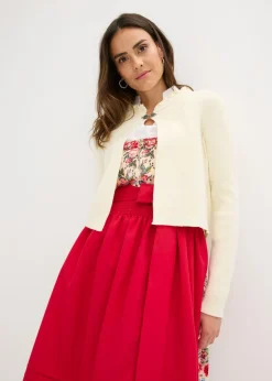 Traje tirolés con delantal bordado (2 piezas)