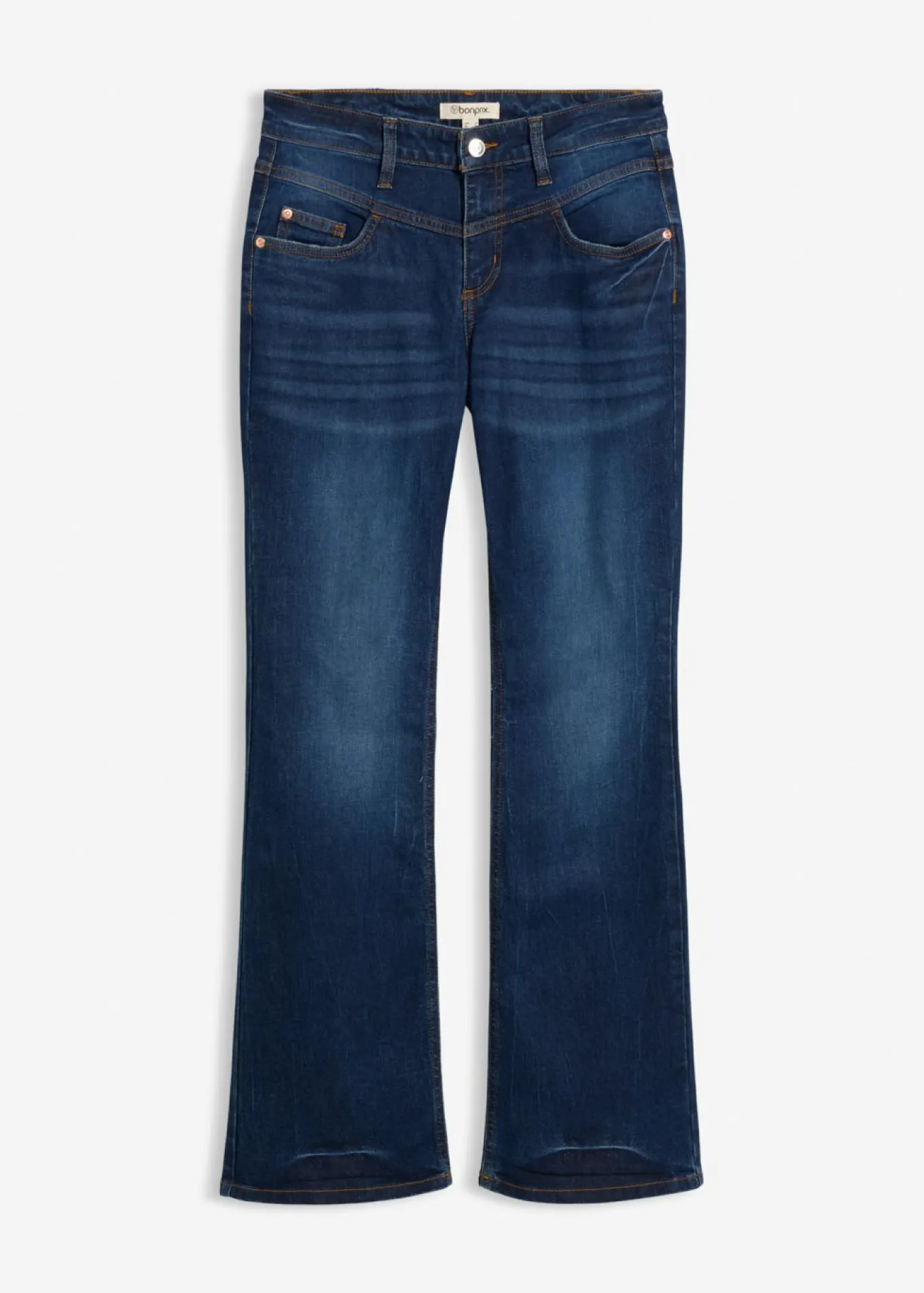 Vaqueros bootcut mid waist, elásticos