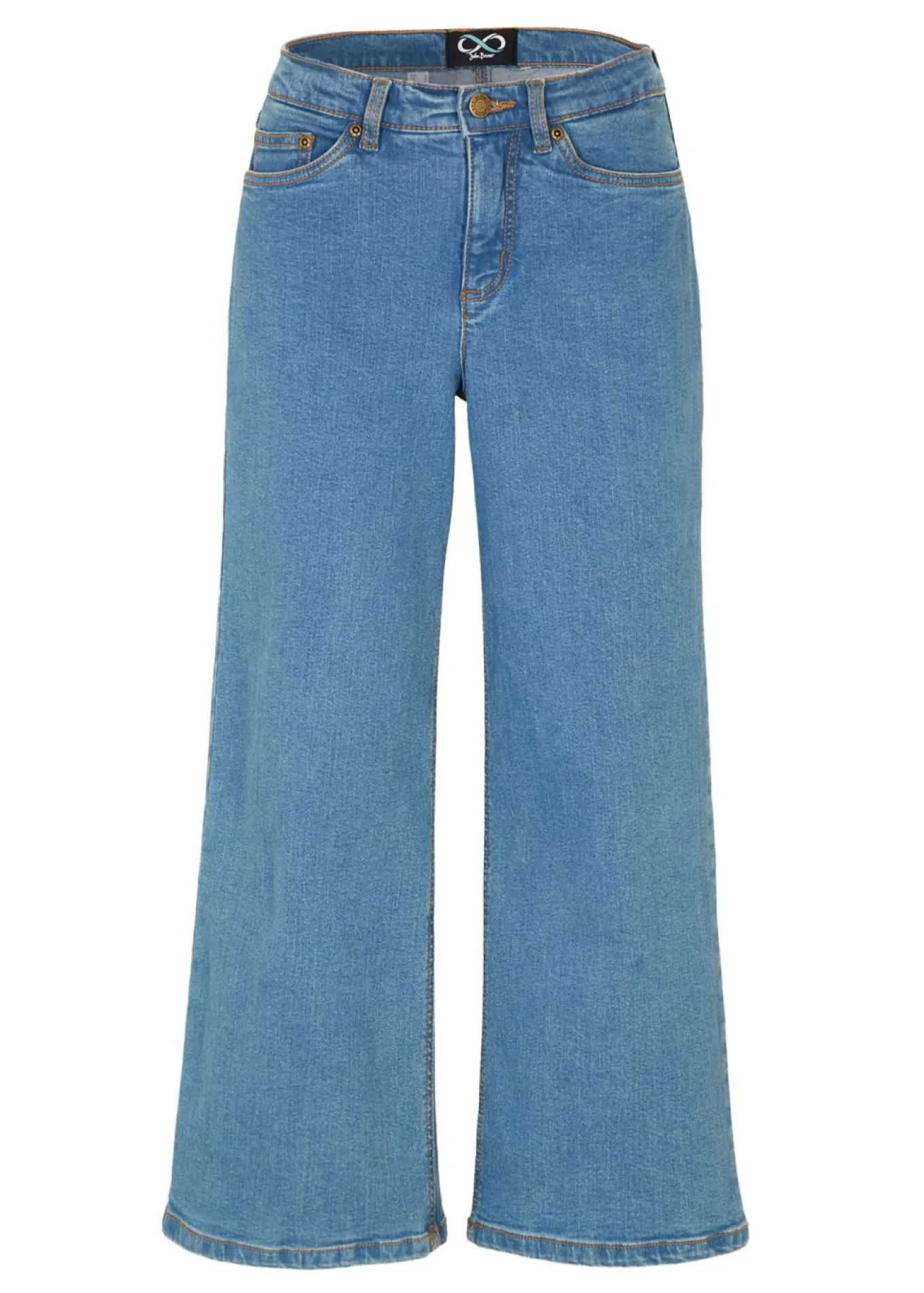 Vaqueros capri anchos Essential