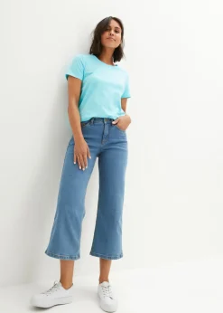 Vaqueros capri anchos Essential