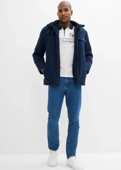 Vaqueros classic fit con cintura elástica, straight