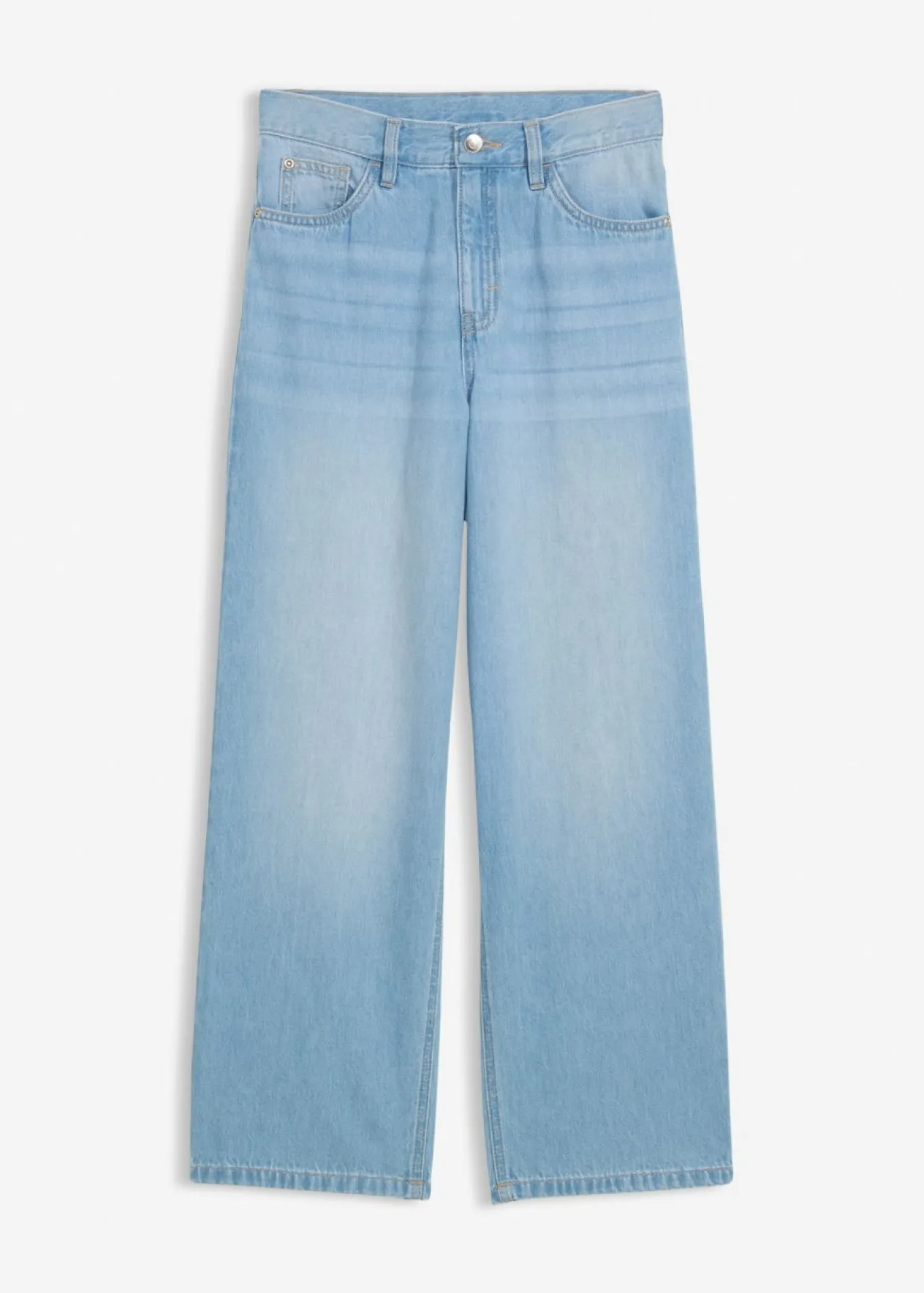 Vaqueros con cintura ajustable, corte recto y estilo baggy