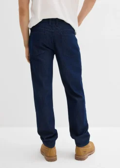 Vaqueros de algodón orgánico puro reciclable con corte relaxed fit, straight