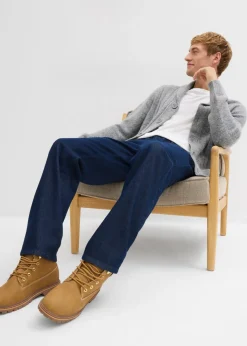 Vaqueros de algodón orgánico puro reciclable con corte relaxed fit, straight