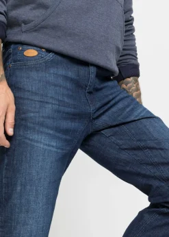 Vaqueros de corte clásico con entrepierna reforzada y perneras tapered